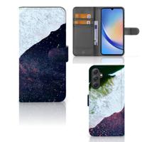 Samsung Galaxy A24 4G | Book Case | Sea in Space