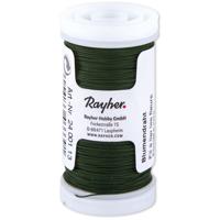 Rayher Bloemendraad of ijzerdraad - groen - 0.35 mm dik - 100 meter - metaaldraad   -