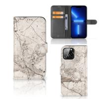 iPhone 13 Pro Max | Bookcase | Marmer Beige
