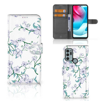 Motorola Moto G60s Uniek Hoesje Blossom White - thumbnail