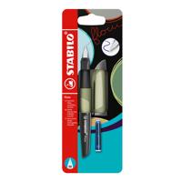 Vulpen stabilo flow blister m khaki | 5 stuks
