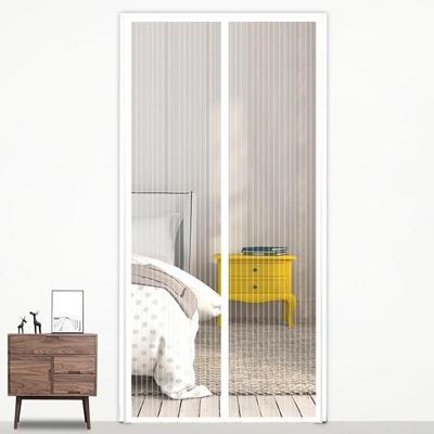 Magic mesh magnetische Mosquito-proof scherm deur gordijn grootte: 210x100cm (wit)