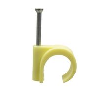Spijkerclips 16-19mm creme 100 stuks DHZ