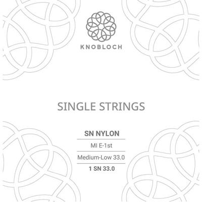 Knobloch 1SN33.0 SN Nylon Losse E1-Snaar Lage Spanning
