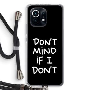 Don't Mind: Xiaomi Mi 11 Transparant Hoesje met koord