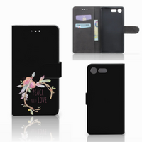 Sony Xperia XZ Premium Leuk Hoesje Boho Text - thumbnail