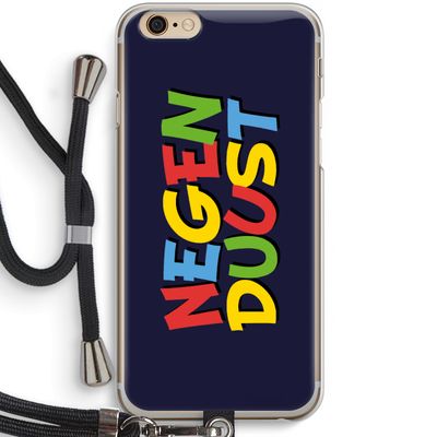 90's One: iPhone 6 / 6S Transparant Hoesje met koord