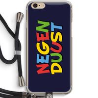 90's One: iPhone 6 / 6S Transparant Hoesje met koord