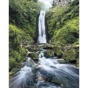 Fotobehang - Glenevin Falls 200x250cm - Vliesbehang