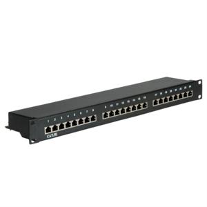 Value 24 poorten Netwerkpatchpaneel 483 mm (19) CAT 5e 1 HE Zwart