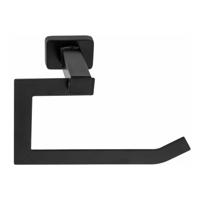 REA Erlo toiletrolhouder wandmodel 6.9x20x13 cm zwart