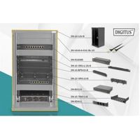 Digitus DN-10-SET-3-B rack 12U Vrijstaande rek Zwart