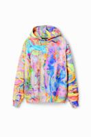 Oversized sweatshirt met zielen María Escoté - MATERIAL FINISHES - M