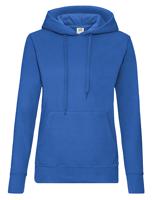 Fruit Of The Loom F409 Ladies´ Classic Hooded Sweat - Royal Blue - L