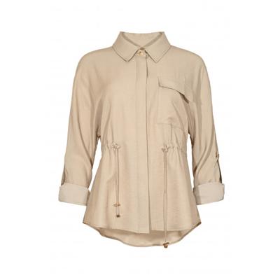 Zizo - Beige | Dames | Blouse | Beige | 46 | regular | Kamst mode