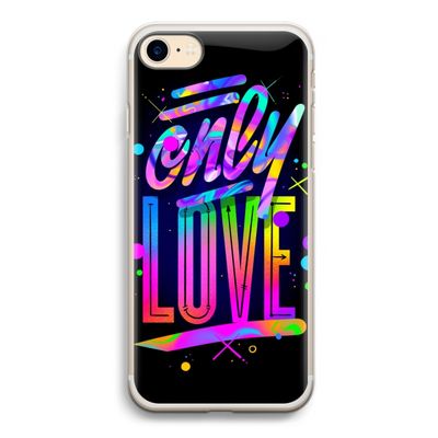 Only Love: iPhone 7 Transparant Hoesje