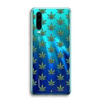 Weed: Huawei P30 Transparant Hoesje Weed: Huawei P30 Transparant Hoesje