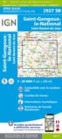 Wandelkaart - Topografische kaart 2927 SB - Serie Bleue St-Bonnet-de-Joux - Saint-Gengoux-le-National | IGN - Institut Géographique National