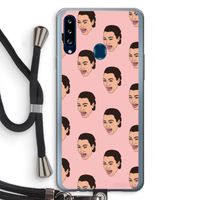 Ugly Cry Call: Samsung Galaxy A20s Transparant Hoesje met koord
