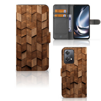 Book Style Case voor OnePlus Nord CE 2 Lite Wooden Cubes