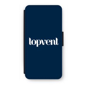 Topvent Navy: iPhone SE 2020 Flip Hoesje