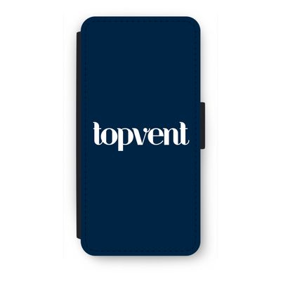 Topvent Navy: iPhone SE 2020 Flip Hoesje