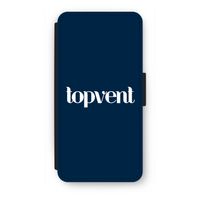Topvent Navy: iPhone SE 2020 Flip Hoesje