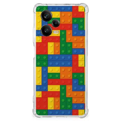 Xiaomi Redmi Note 12 Pro Plus Doorzichtige Silicone Hoesje Blokken Xiaomi Redmi Note 12 Pro Plus Doorzichtige Silicone Hoesje Blokken