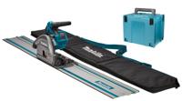 Makita sp001gz04 invalcirkelzaag | set | 40v max |165 mm | zonder accu's en lader | met aws zender + geleiderail 1500 mm + tas