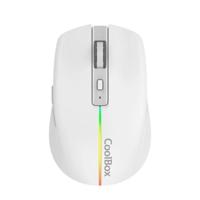 Wireless muis CoolBox W01 Wit 1600 dpi