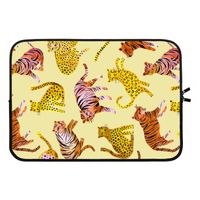 Cute Tigers and Leopards: Laptop sleeve 13 inch
