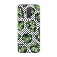 Geometrische jungle: Samsung Galaxy A6 Plus (2018) Transparant Hoesje