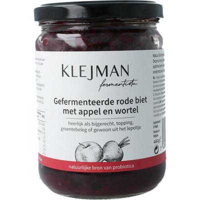 Klejman Gefermenteerde rode biet met wortel en appel Klejman Gefermenteerde rode biet met wortel en appel