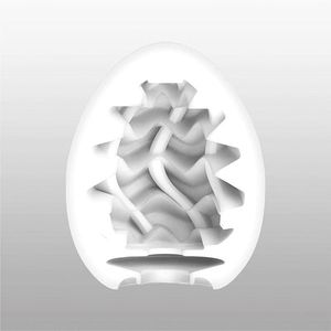 Tenga Egg Wavy II Eivormige masturbator Thermoplastische elastomeer (TPE)