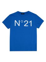 Nº21 Kids t-shirt en coton à logo imprimé - Bleu - thumbnail