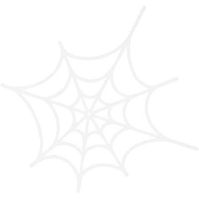 Creativ Company Spinneweb, afm 19x21 cm, 230 gr, wit, 16 stuk/ 1 doos
