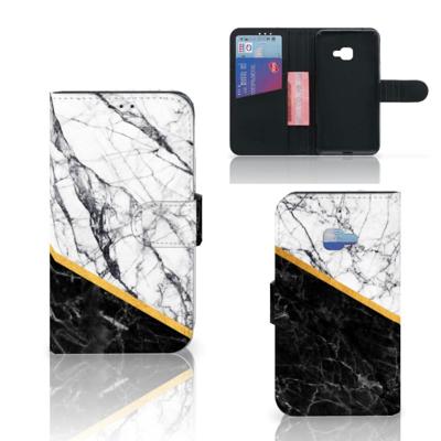 Samsung Galaxy Xcover 4 | Xcover 4s | Bookcase | Marmer Wit Zwart - Origineel Cadeau Man