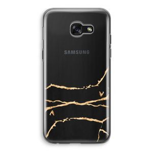 Gouden marmer: Samsung Galaxy A5 (2017) Transparant Hoesje