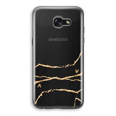Gouden marmer: Samsung Galaxy A5 (2017) Transparant Hoesje