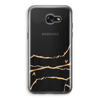 Gouden marmer: Samsung Galaxy A5 (2017) Transparant Hoesje