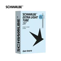 SCHWALBE binnenband scv15-el 23/28-622/630 80mm zwart