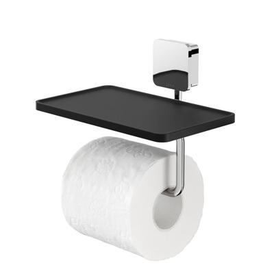 Toiletrolhouder Geesa Topaz | Met planchet | Chroom