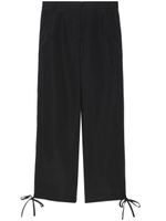 MSGM pantalon de jogging à lien de resserrage - Noir