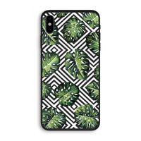 Geometrische jungle: iPhone X Biologisch afbreekbaar hoesje