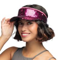 Zonneklep Blitz Pailletten Fuchsia