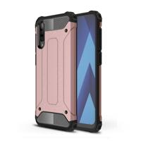 Magic Armor TPU + PC combinatie geval voor Galaxy A70 (Rose Gold)