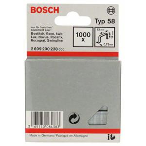 Bosch Accessories 2609200238 Nieten met fijn draad Type 58 1000 stuk(s) Afm. (l x b) 14 mm x 13 mm