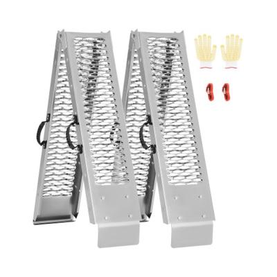 VEVOR 2 x Aluminium oprijplaten Zware laadplaten met handgrepen 193cm voor ATV
