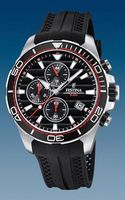 Horlogeband Festina F20370-6 Silicoon Zwart 22mm
