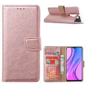 Hoesje Xiaomi Redmi 9 Rose met Pasjeshouder